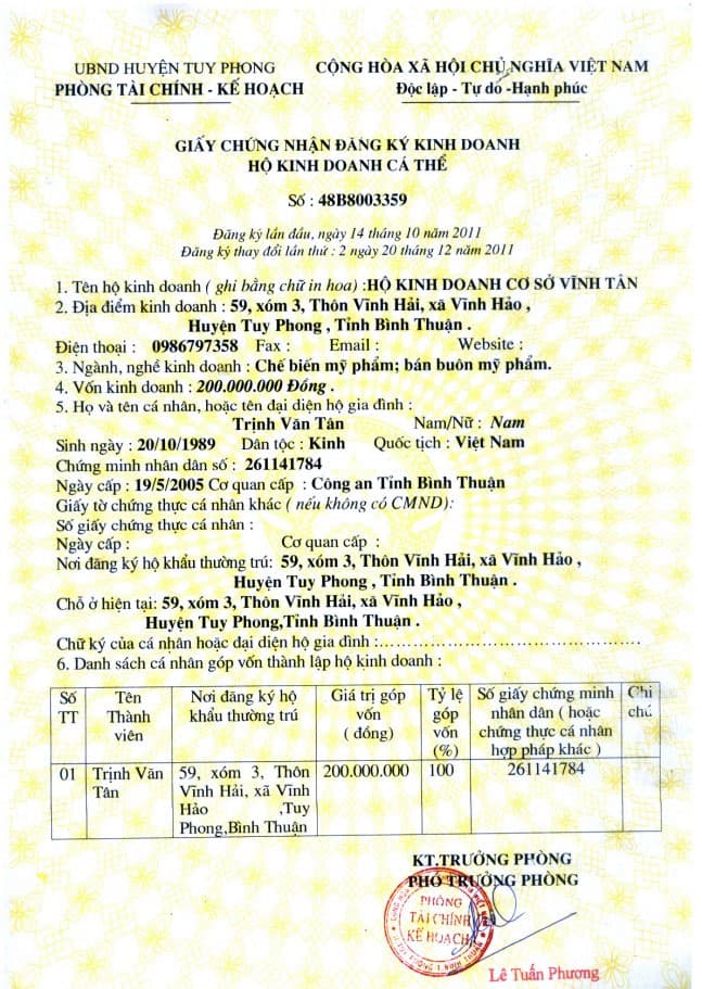 Chứng nhận an toàn chất lượng