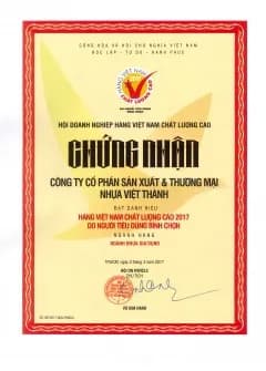 HÀNG VIỆT NAM CHẤT LƯỢNG CÁO NĂM 2017
