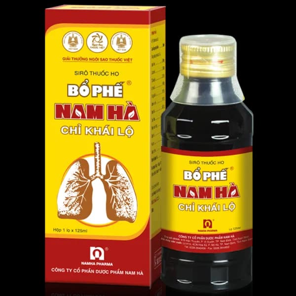 Siro thuốc ho Bổ Phế Nam Hà chỉ khái lộ