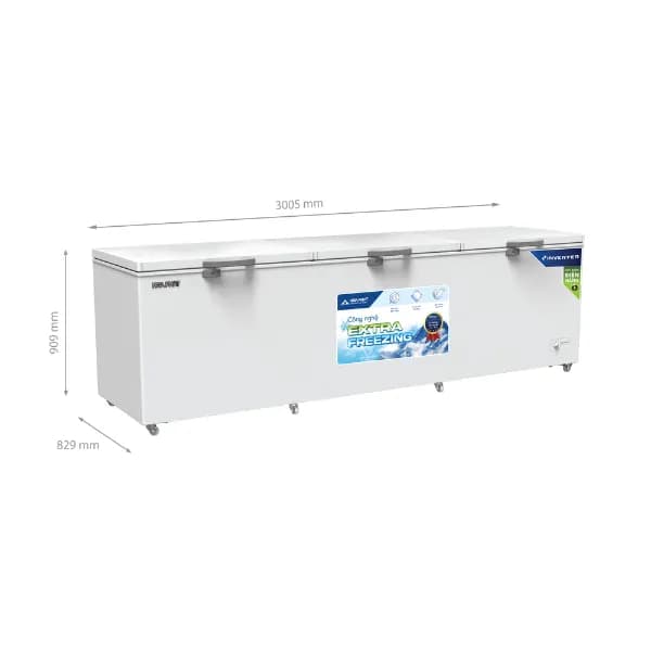 Tủ đông dung tích lớn Hòa Phát 1190 lít