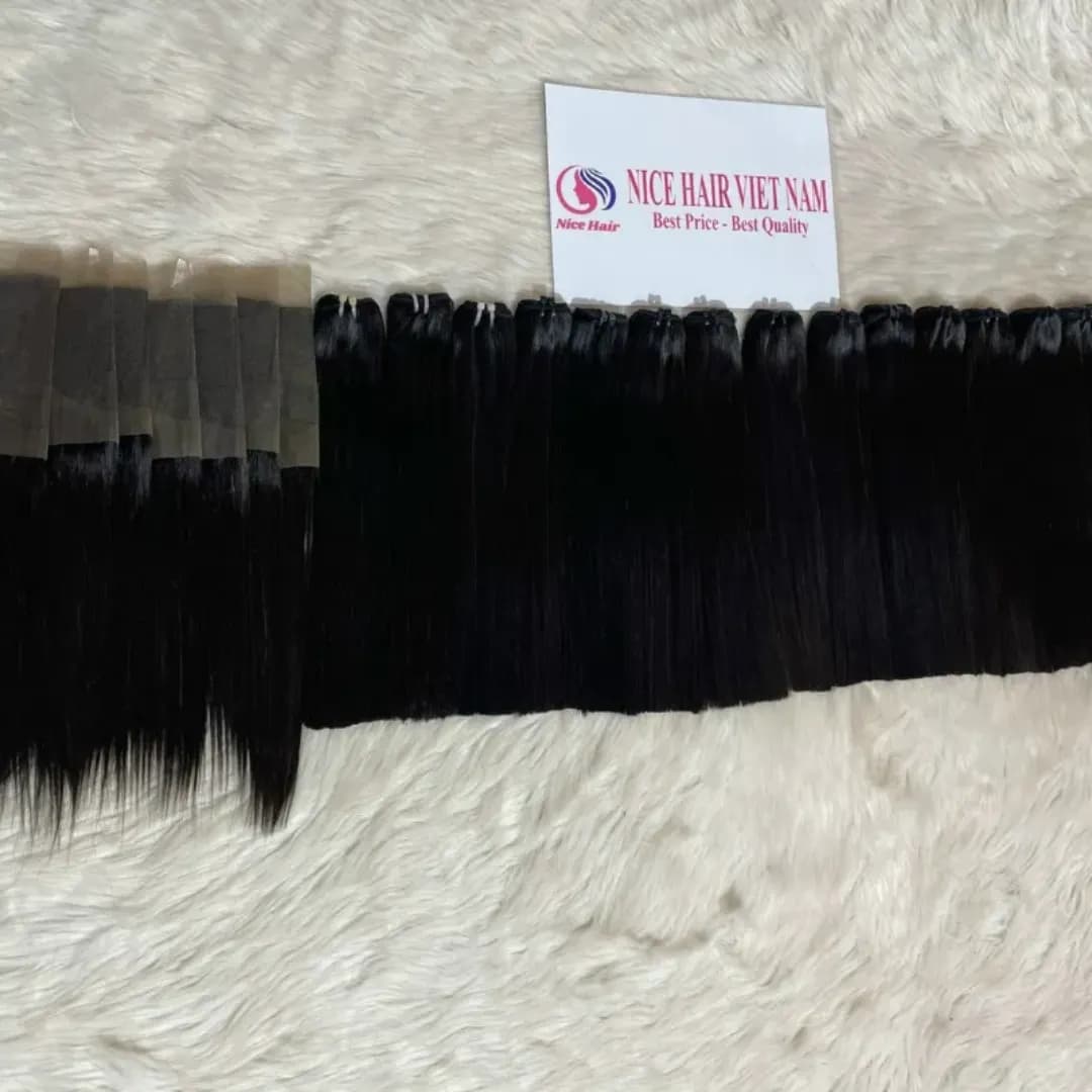 Tóc thẳng màu tự nhiên 100% tóc người