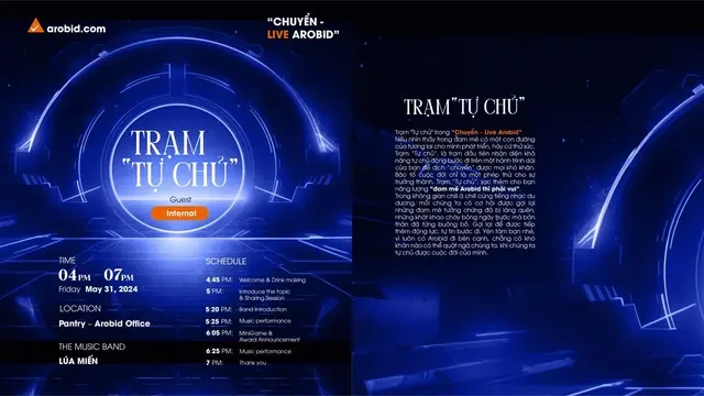 Chuyển lần thứ ba của Arobid với chủ đề TRẠM TỰ CHỦ