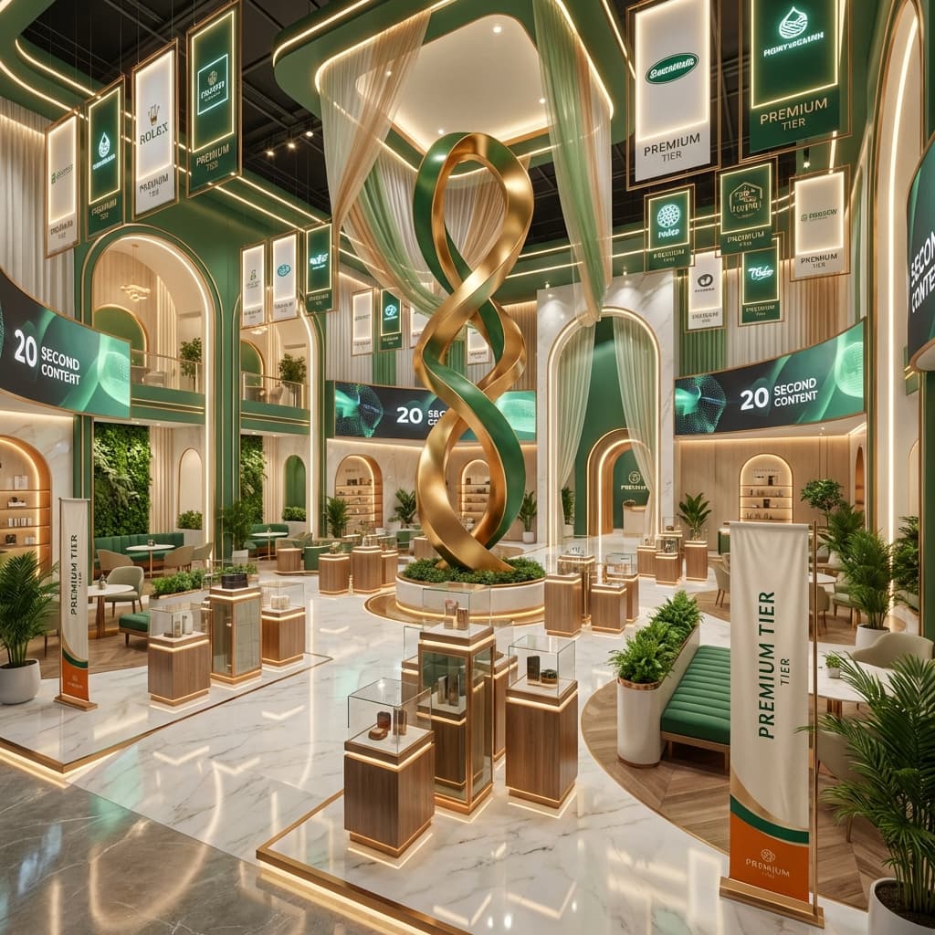 Premium virtual booth