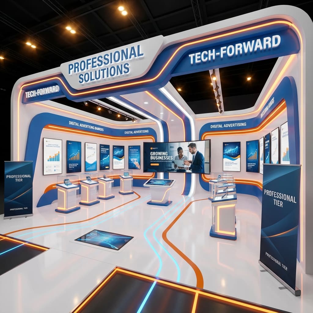 Professional virtual booth