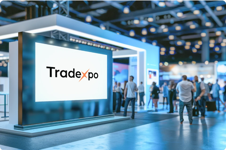 Trade exhibition booth